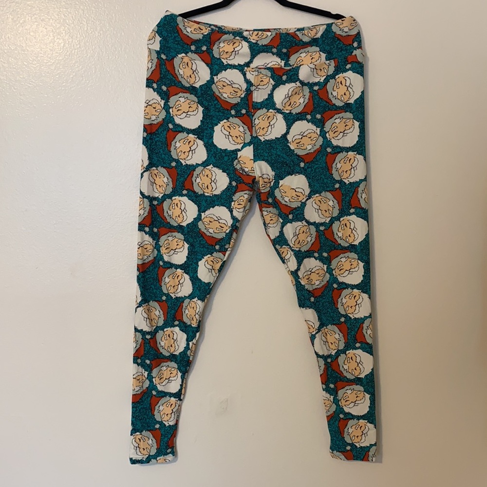 lularoe 🦄 TC2 santa leggings NWOT